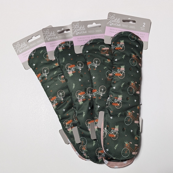 4X La Petit Ourse Overnight Pads With Silicone (8 Pads Total) - Picture 6 of 6